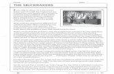 Rochester City School District / Overview€¦ · The muckrakers of the Progressive era helped make a difference. PCI R REPRODUCIBLE U.S. HISTORY SHORTS 2 61 . Name: THE MUCKRAKERS