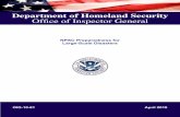 Department of Homeland Security Ofﬁce of Inspector General · the Homeland Security Act of2002 (Public Law 107-296) by amendment to the Inspector General Act of1978. This is one