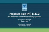 Proposed Rule (PR) 1147 · Metal Melting Furnaces – Source Test Result Summary 0 10 20 30 40 50 60 70 0 10 20 30 40 Heat Input (MMBtu/hr) RECLAIM Non-RECLAIM All 54 metal melting