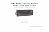 BDS 256XL Combined Reading Battery Diagnostic System … · 2017-08-02 · Battery Diagnostic System Installation Instructions Vertiv Corporation 1050 Dearborn Drive Columbus, OH