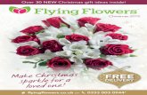 FREE - Flying Flowers Using all the tones of Christmas, this gorgeous bouquet features a selection of