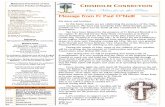CHISHOLM Our News from the Pews · 2017-06-16 · and Relationships Education; Sacraments of Vocation – Marriage, Holy Orders. On Friday 12th May a Mass for the NEOPHYTES at St