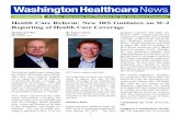 Health Care Reform: New IRS Guidance on W-2 Reporting of Health …€¦ · Health Care Reform: New IRS Guidance on W-2 Reporting of Health Care Coverage ... required to report the