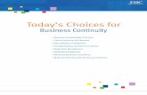 Today’s Choices for · your business continuity challenges. EMC Corporation 3 Today’s Choices for Business Continuity Today’s Choices for Business Continuity Business Continuity