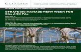 STRATEGIC MANAGEMENT WEEK FOR EAs AND PAs · HANDLING DIFFICULT PEOPLE AND MANAGING CONFLICTS IN ORGANIZATIONS FOR EA/PA Handling conflicts and dealing with difficult people in the