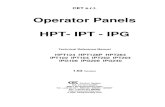 Operator Panels HPT- IPT - IPG · CET s.r.l. Operator Panels HPT- IPT - IPG Technical Reference Manual HPT124 HPT128P HPT284 IPT102 IPT104 IPT202 IPT204 IPG106 IPG208 IPG240