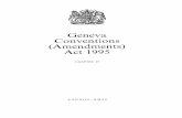 Geneva Conventions (Amendments) Act 1995 · 2 c. 27 Geneva Conventions (Amendment) Act 1995 (ii) in the case of the convention set out in the Second Schedule to this Act, Article