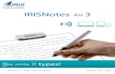 IRISNotes Air 3objects.icecat.biz/objects/mmo_34556012_1493193361_908_10300.… · 1 Quick User Guide – IRISNotes TM Air 3 Esta guía rápida del usuario le ayudará a empezar a