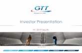 Investor Presentation - GTT · Profile A French technology and engineering company with more than 50-year track ... Arctic LNG-2 Russia Novatek 18 Novatek signed contract with Saipem