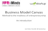 Business Model Canvas - Template.net...Business Model Canvas Method to the madness of entrepreneurship An introduction Leo Exter, founder @ westartup What in hell is a “business