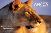 MAY 12 – JUNE 3, 2015 AFRICA...morning game drive or a river safari by dugout canoe. The Delta is home to a staggering diversity of wildlife, including elephants, Cape buffalos,