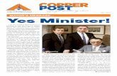 MAYOR’S MESSAGE Yes Minister! · 2019-10-09 · MAYOR’S MESSAGE... April 2017 Yes Minister! I am often writing to Ministers of various portfolios of both the State and Federal