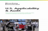 U.S. Applicability & Audit · 2019-09-30 · U.S. Applicability & Audit gives you high-quality, easy-to-use, regularly updated state and federal EHS compliance content, with the automated