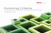Evolving Criteria - Aon Benfieldthoughtleadership.aonbenfield.com/Documents/20120910_ab_analyti… · impetus for this has been increased pressure from the SEC to improve transparency