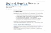 NYC Department of Education School Quality Reports ... · 11/7/2019  · NYC Department of Education . Definitions . School Quality Report School Type . School Quality Reports are