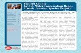 Bayfield County Land & Water Conservation Dept.- Aquatic ... · Research Project 1-3 Brownstone Trail Invasive Plants 4 Lake Namakagon 5 Upcoming Events 6 Volunteer Appreciation