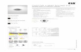 CASTOR 3 MINI ROUND FIX - ELR Group · DOWNLIGHTS 109 Data will be subject to change without notice. CASTOR 3 MINI ROUND FIX RECESSED ROUND FIX DOWNLIGHT LUMINAIRE the information