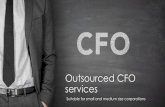 Outsourced CFO services€¦ · Outsourced CFO services About Omakoeion Services Ltd • Omakoeion Services Ltd has built a network of clients through years of work in various industries