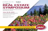 ANNUAL REALESTATE SYMPOSIUM - Colorado Bar …REAL ESTATE CREDITS: The Symposium will be submitted for 17 hours of credit for real estate continuing education requirements under CRS
