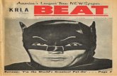 KRLA Beat February 5, 1966krlabeat.sakionline.net/issue/5feb66.pdfplus a pure and fearless heart and an assortment of bat-gear. end, Bruce Wayne is a young lionaire whose parents were