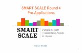 SMART SCALE Round 4 Pre-Applications - gwregion.org · 1. I-95 Exit 130 to Exit 126 (Combination of Two Previous SMART SCALE Round 3) • Awaiting Smart Scale Round 4 Technical Guidance