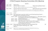 CTSA Program Steering Committee (SC) Meeting · 5/4/2018  · CTSA Program Steering Committee (SC) Meeting Agenda 7:30 –8:00 Registration 8:00 –8:45 Common Metrics Update Moderated