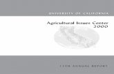 2000 Annual Reportaic.ucdavis.edu/aboutus/AR 2000.pdf · Control II at UC Riverside in July. Citrus canker case study to the American Agricultural Economics Association in Tampa,