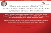 Milestone Attainment of End-of-Year Pediatric Interns: A Multi ......Milestone Attainment of End-of-Year Pediatric Interns: A Multi-institutional Assessment by Objective Structured