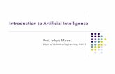 Introduction to Artificial Intelligence - DGIST · Introduction • This course is an introduction to the field of artificial intelligence. • In this course, I will try to explain