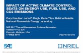Impact of Active Climate Control Seats on Energy …IMPACT OF ACTIVE CLIMATE CONTROL SEATS ON ENERGY USE, FUEL USE, AND CO2 EMISSIONS Cory Kreutzer, John P. Rugh, Gene Titov, Bidzina