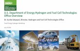 U.S. Department of Energy Hydrogen and Fuel Cell ... EERE DOE FE H2 workshop Sunita...U.S. DEPARTMENT OF ENERGY OFFICE OF ENERGY EFFICIENCY & RENEWABLE ENERGY HYDROGEN AND FUEL CELL