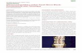 Ultrasound-guided Lumbar Facet Nerve Block: Sonoanatomy ... · carried out under fluoroscopy guidance. Recent advances in ultrasound technology and better understanding of the sonoanatomy