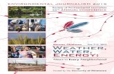 Norman, Oklahoma Weather Water Energy · 2015-09-23 · EnvironmEntal Journalism 2015 Weather, Water, Energy: News in Every Neighborhood Norman, Oklahoma Oct. 7-11, 2015 Society of