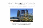 The Tinbergen Variations · This composition, ‘And I dance’, was published by ACME (American Carillon Music Editions) in the same year. In 2018 the carillonists of Bad Godesberg