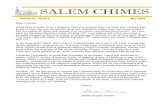salemelca.com/Chimes/Chimes_May_2012.pdf · In his book BAPTIZED, WE LIVE: LUTHERANISM AS A WAY OF LIFE, Daniel Ear-lander explains Lutheranism
