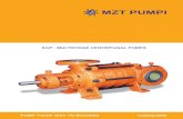 KCP - MULTISTAGE CENTRIFUGAL PUMPS Documents... · KCP pumps wear rings matches the impeller inlet diameter, which produces undisturbed flow condi-tions. Cylindrical clearance between