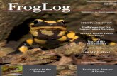 Issue number 109 (January 2014) FrogLog · Publishes the Frog Reference Work of the Decade 19 Foundation of a National Amphibian Genome Bank and ... ASG Secretariat Claude Gascon