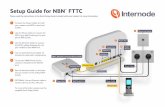 Setup Guide for NBN FTTC - Internode · Power Cable 2 Phone Line Socket 2 Wall Socket Port Ethernet Cable Setup Guide for NBN™ FTTC Please read the instructions in the Quick Setup