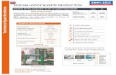 SODIUM HYPOCHLORITE PRODUCTION Technical Specifications€¦ · the production of chlor-alkali (Directive 2010/75/UE). Operating Fundamentals of the Sodium Hypochlorite Production