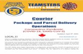 COVID-19 (PackageOperations Factsheet)(ED)(updated april 1 ... · Courier Package and Parcel Delivery Operations Coronavirus Pandemic (COVID-19, SARS-CoV-2) Updated: April 9th, 2020