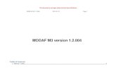 MODAF M3 version 1.2 · 2013-01-17 · MODAF M3 1.2.004 2013-01-15 Page 6 Figure 1: MODAF meta-model introduction class Introduction The MODAF Meta-Model (M3) specifies a profile