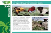 Challenges and opportunities in agriculture for African youth 24...CTA Technical Brief MARCH 2019 Challenges and opportunities in agriculture for African youth 2 Experience capitalisation