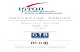 Certified Tester - BSTQB · acessibilidade, contexto de uso, eficácia, eficiência, avaliação formativa, design centrado no ser humano, avaliação sumativa, usabilidade, avaliação