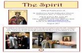 The Spirit - St.Katherine GOC - Welcomest-katherine.org/index_htm_files/Spirit-August2017-2.pdf · hood-Xronia Polla! May God continue to bless you and Presvytera Pat! To request