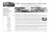 Published Quarterly July 2017 The Grannytown Gazette · 2016-17 monthly program season at the Community Center and, after taking July and August off, we will resume in September.