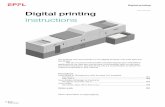 Digital printing - EPFL · Digital printing | 05 LaTex Windows, Mac OS X & Linux Since there are many different versions of LaTex on different operating systems, it is complex to