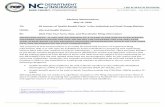 IMPORTANT NOTE: IF YOU ARE AN INSURER OF A STAND-ALONE ... · NCDOI will not set any specific due date for form filings or plan binder submissions, but asks insurers to give NCDOI