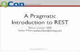 A Pragmatic Introduction to REST · 2018-01-25 · D-40880 Ratingen CH-6330 Cham