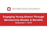 Engaging Young Alumni Through Membership Models & Benefits · 2018-09-13 · Engaging Young Alumni Through Membership Models & Benefits September 7, 2018. ... 15. Stay Current on