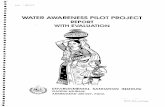 WATER AWARENESS PiLOT PROJECT REPORT WITH EVALUATiON · Supply and Sewerage Board decided to launch a project for drinking water about S the “Water Awareness” with the financial